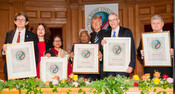 2014 Laureates Asma Jahangir, Bill McKibben, Alan Rusbridger & Basil Fernando