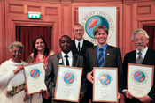 2009 Laureates Catherine Hamlin, René Ngongo, Alyn Ware & David Suzuki