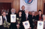 2001 Laureates Trident Ploughshares, José Antonio Abreu, Leonardo Boff & Uri & Rachel Avnery