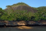 A communal house of the Yanomami tribe