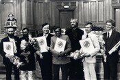 1985 Laureates Cary Fowler, Pat Mooney, Lokayan, Theo van Boven