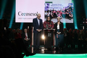 Gustavo Salas, Lizeth Vargas Cambero and Teresa Correa from Cecosesola
