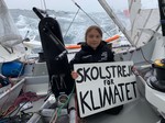 Greta Thunberg crossing the Atlantic