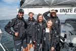 Team Malizia and Greta Thunberg arriving to New York, USA, after a sailing zero emissions Atlantic crossing from Plymouth, UK.