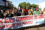 March of indigenous people against Belo Monte dam, 2010