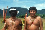 Davi and Carrera Kopenawa in Brazil, 1996