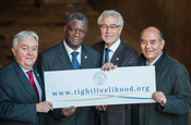 2013 Laureates Paul Walker, Denis Mukwege, Hans Herren & Raji Sourani