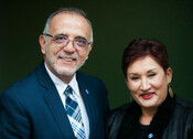Thelma Aldana and Ivan Velasquez